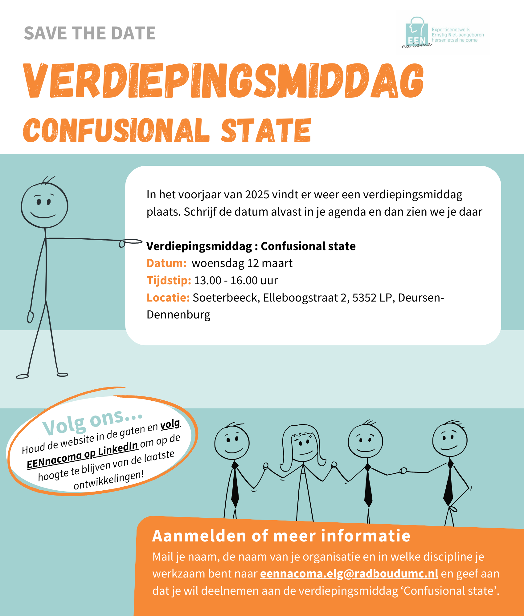 Save The Date Verdiepingsmiddag Confusional State